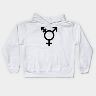 Gender Neutral Sign Kids Hoodie